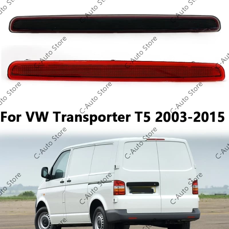 3ème feu stop LED pour VW Transporter T5 2003-2015 7E0945097A, feu stop à montage élevé, niveau arrière 12V, style de voiture, 3RD, 1 pièce