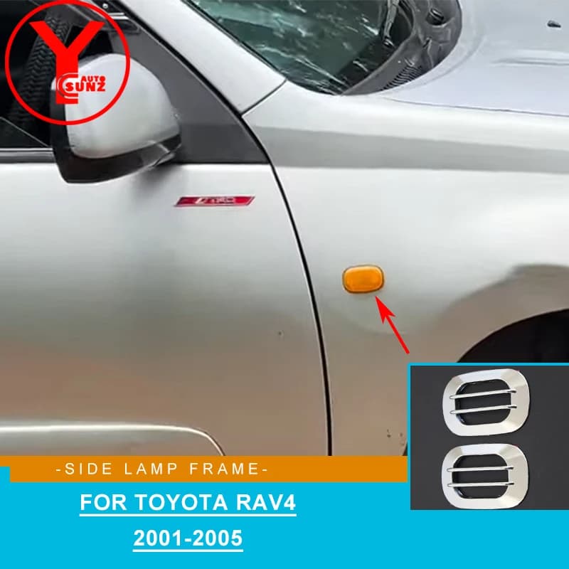 Couverture de clignotant latéral pour Toyota RAV 4 RAV4 2001 2002 2003 2004 2005, accessoires extérieurs de voiture, style automobile YCSUNZ