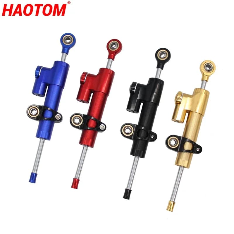 Amortisseur de direction réglable universel pour moto, stabilisateur linéaire inversé, contrôle de sécurité, CNC pour Yamaha, Honda, BMW, Kawasaki