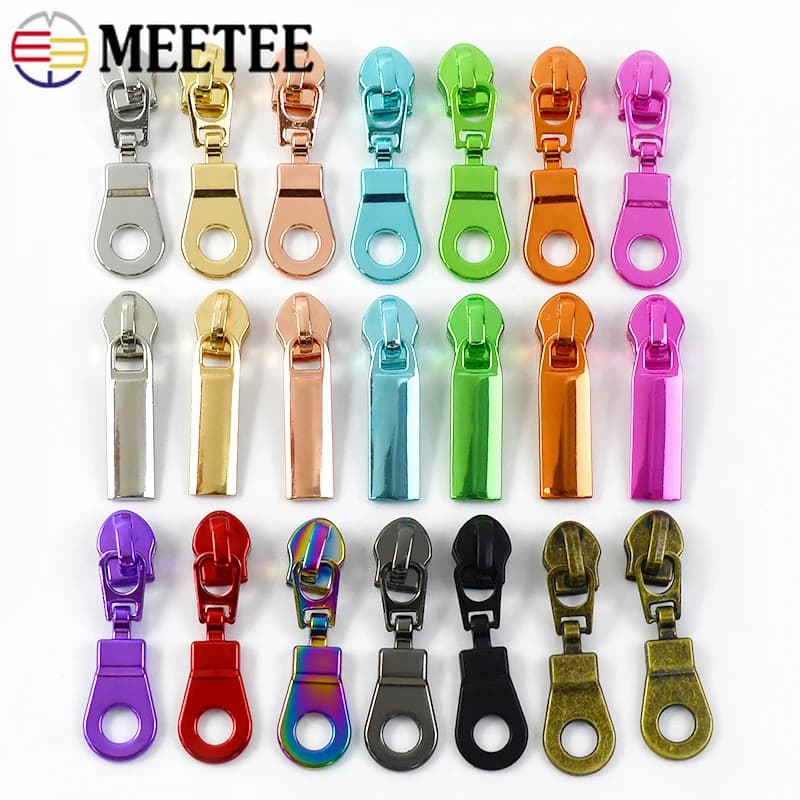 Tirettes de fermeture éclair pour 5 #, 100 pièces, bandes de fermeture éclair en nylon, poche de sac à coudre, fermetures éclair, têtes de veste, kits de réparation de vêtements, accessoires de