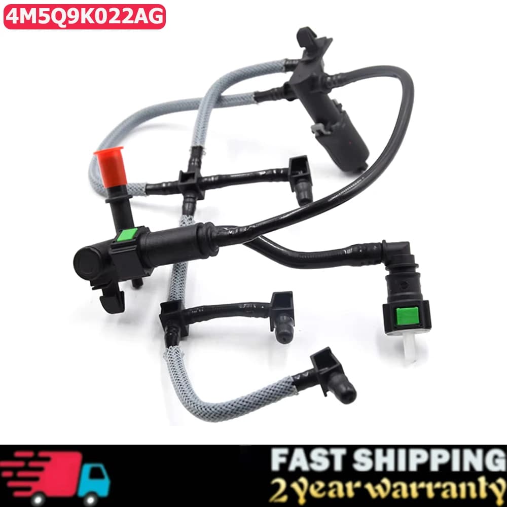 Tuyau de fuite de retour de carburant, tuyau d'injecteur Diesel avec capteur pour Ford Transit 1.8 TDCI Mondeo Focus 4M5Q9K022AG 1521487