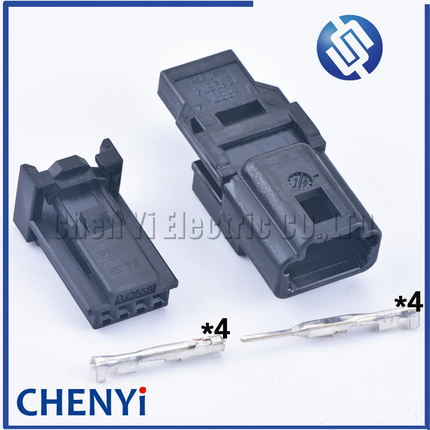 Connecteurs automobiles mâles femelles 1/5/10 à 4 broches 1379658 Gaine de coque CONN PLUG HSG 1379658 -1 1379674 -1 avec des épingles