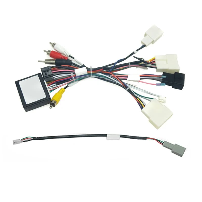 FEELDO – adaptateur de câble de câblage Audio de voiture, 16 broches, Android, avec Canbus, pour Toyota Camry(2018 +)/Avalon(2019 +)/Sienna(18-20)/Corolla(2020)