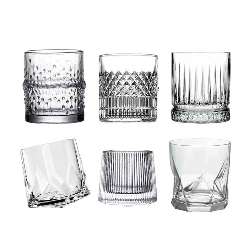 Verre à whisky, verres à roches à l'ancienne, verrerie pour Cocktail Scotch, Bourbon, Gin, Voldka, Brandy