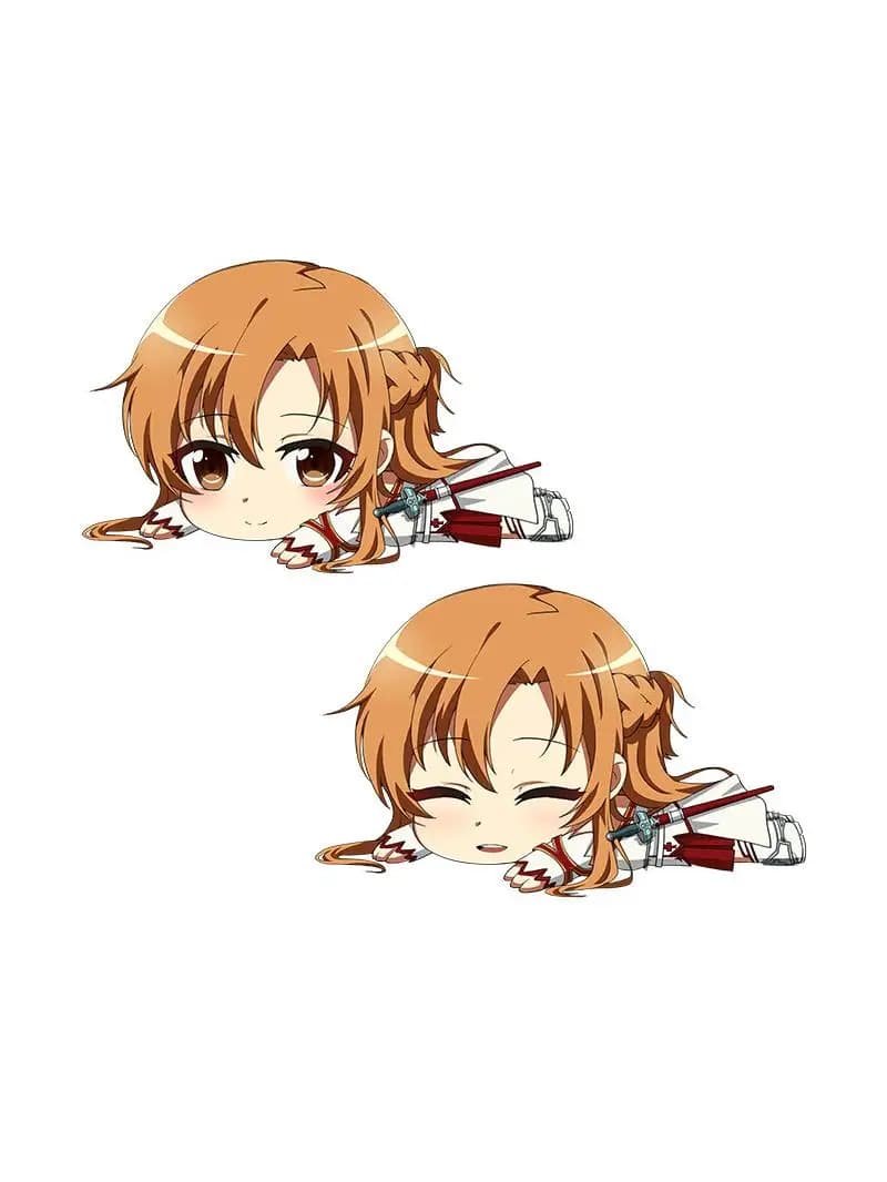 Dakimakura – oreiller Cosplay Asuna 50x40cm, dessin animé, poupée, Double face, épée imprimée, coussin décoratif en ligne