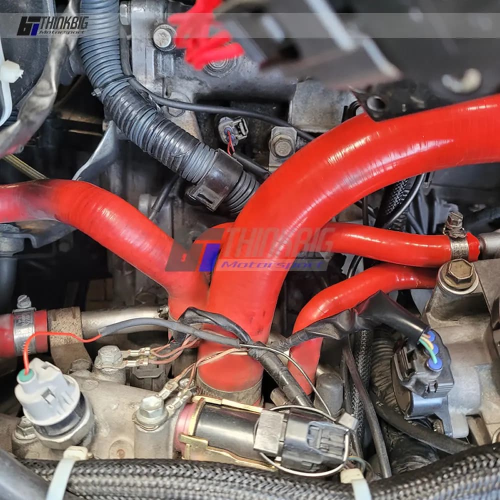 Kit de tuyaux en silicone pour Toyota CorTrust/ Allex/Altis/Fielder/RunX/Spacio, 2000-2008, 12 #, 1,5 L, 1 NZ-FE, 4 pièces