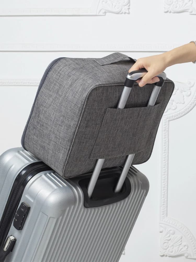 Sac de voyage cationique de grande capacité pour vêtements, comprend des sacs à bagages qui peuvent être emballés dans des boîtes à pôles côtelés, le nouveau voyage