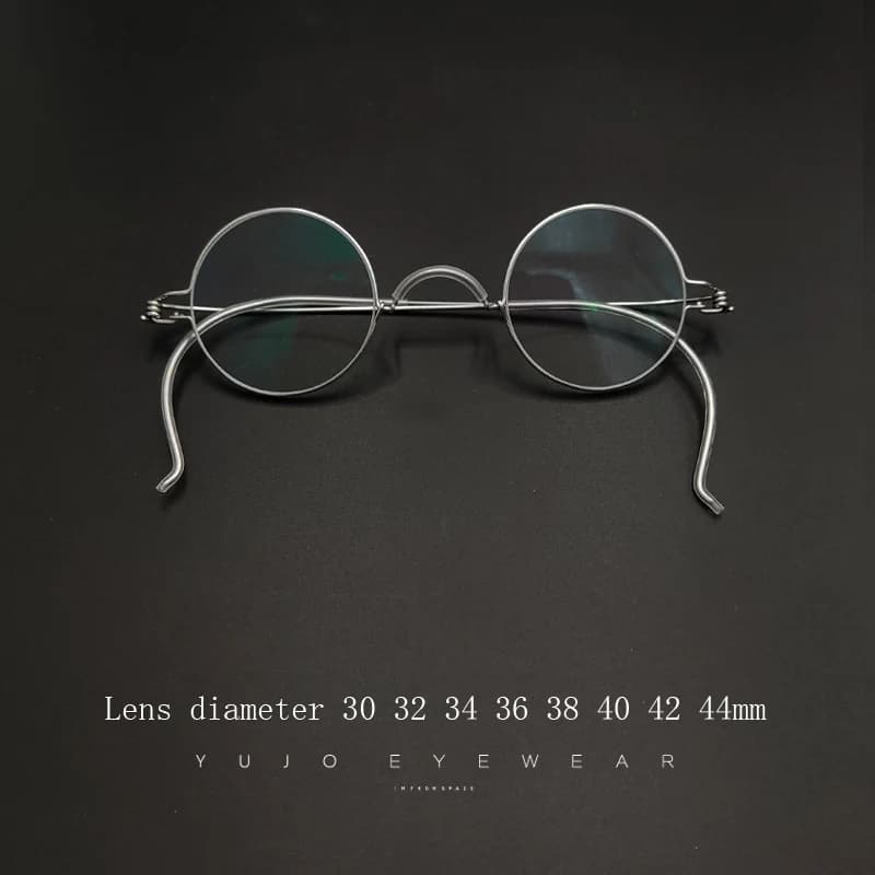 Lunettes anciennes Vintage faites à la main, 30 32 34 36 38mm, petite myopie ronde, Prescription optique, Anti-Blu-ray, monture pour femme rétro