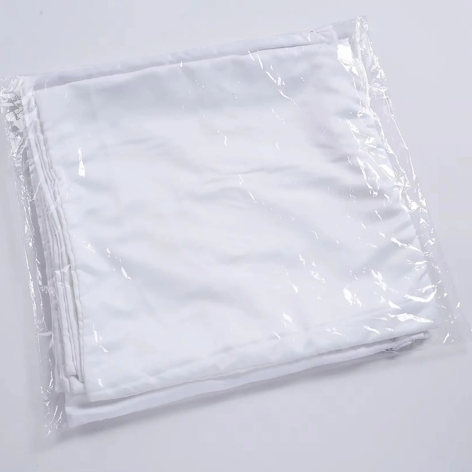 10 pièces/lot, 40x40cm, matériaux vierges pour sublimation, housse de coussin en polyester peau de pêche pour impression par transfert de sublimation, cadeau DIY
