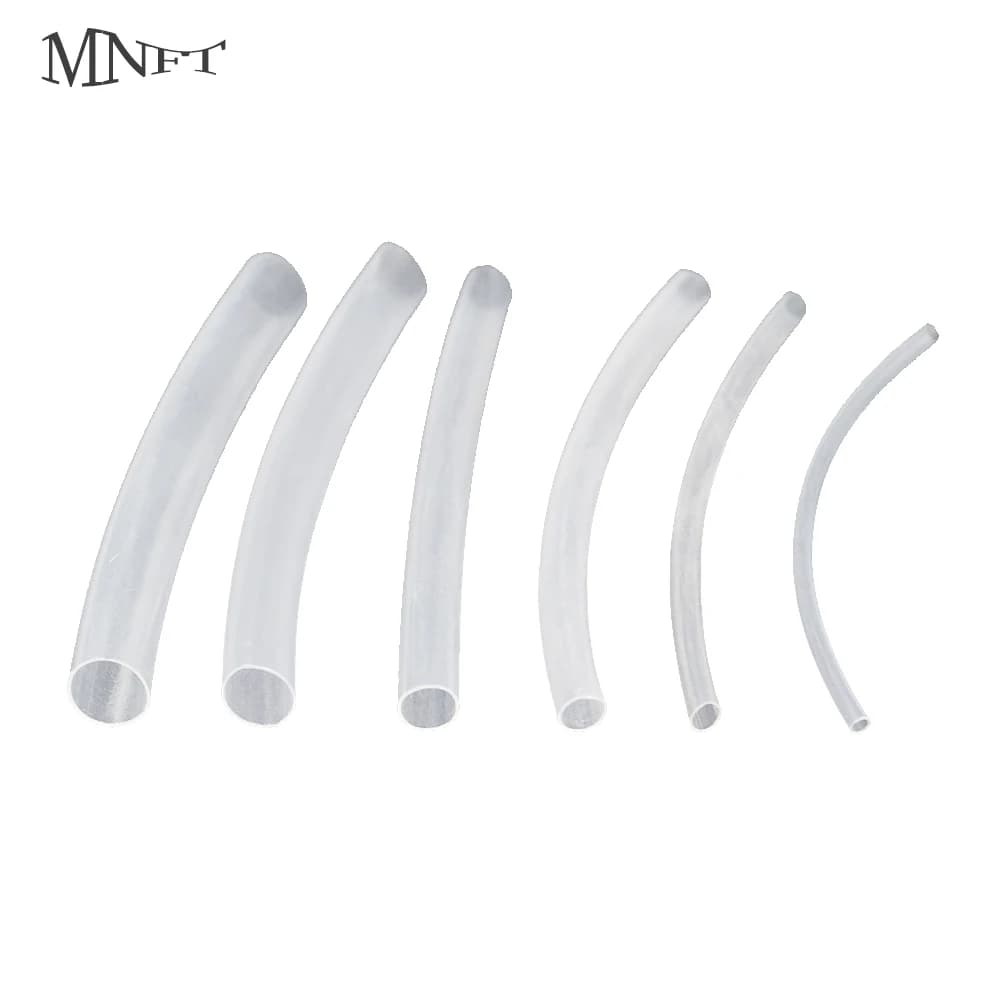 MNFT 60 pièces (6 CM/pièces) plates-formes de pêche au charpe Tube rétractable plate-forme de poisson faisant des Tubes thermorétractables transparents matériel de gréement