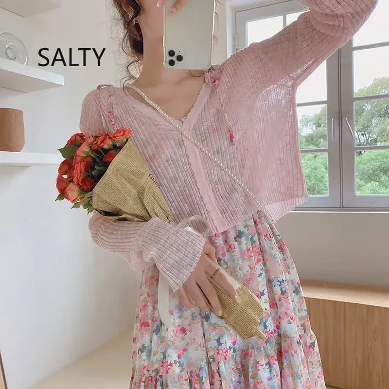 Cardigans tricotés courts pour femmes, protection solaire, vêtements d'extérieur, doux, Slim, veste fine, 6 couleurs, été, 2025
