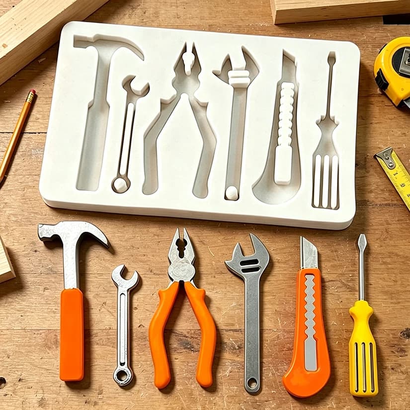 Outils de pâtisserie en silicone pour la fabrication de sucre, moules à résine, moules à cupcakes, moules à chocolat, outils de décoration de gâteaux en fondant