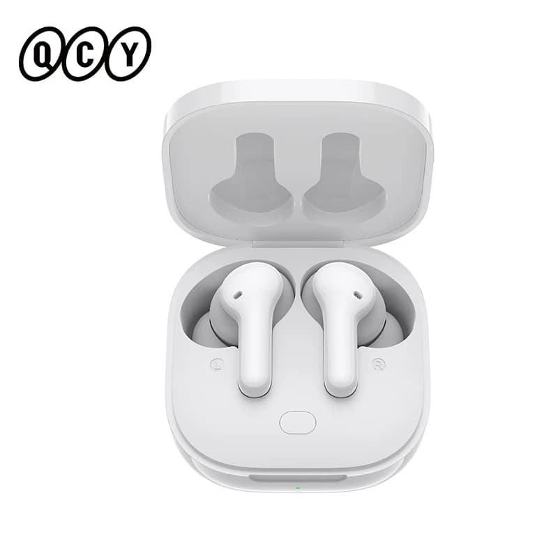 QCY-Écouteurs sans fil Bluetooth 7.2, T13, Pilotes 5.1mm, Écouteurs TWS, 40H de temps de lecture, Charge rapide, 4 micros, ENC, Écouteurs d'appel HD