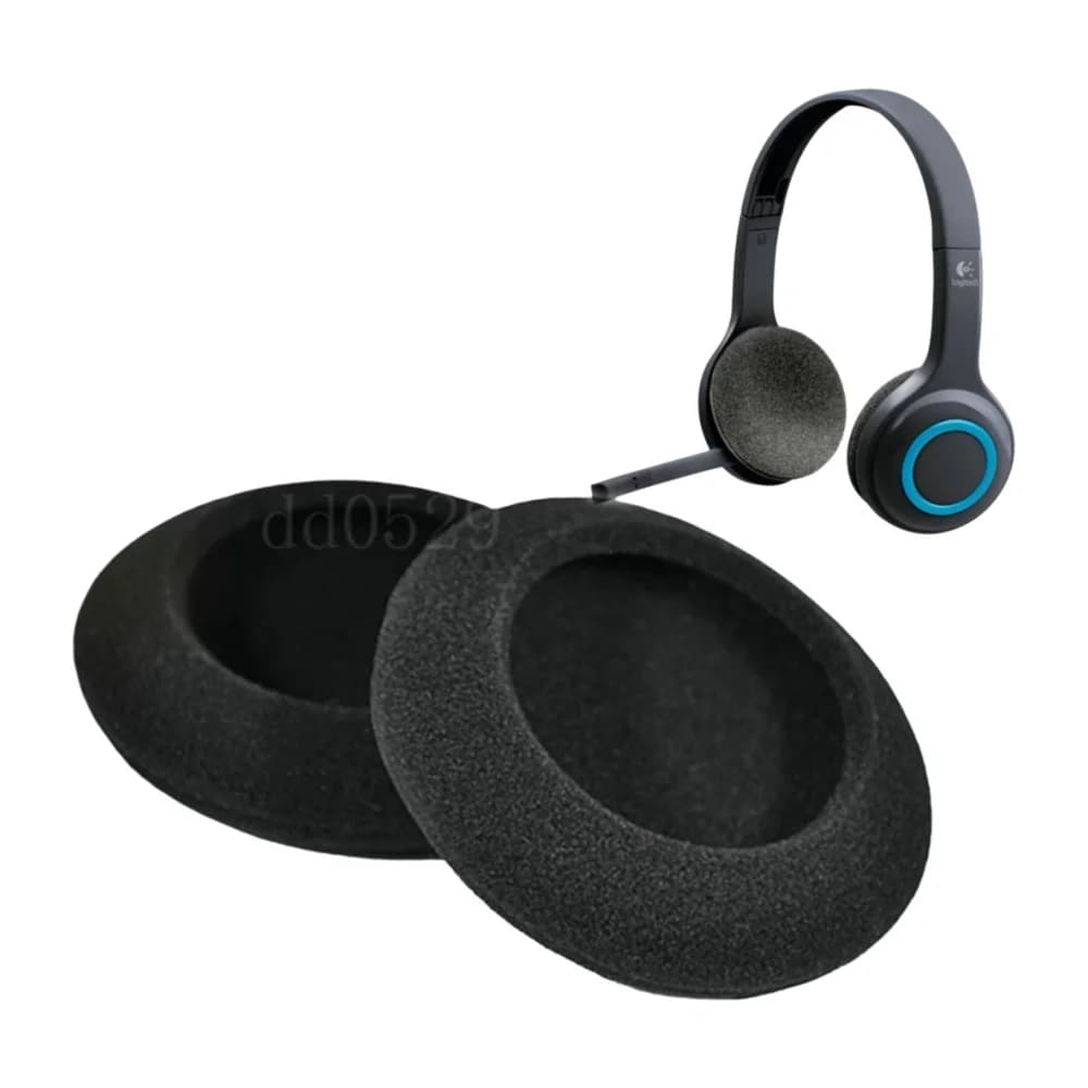 Coussinets d'oreille en mousse pour casque sans fil Logitech H600 H 600, 5 paires, 10 pièces