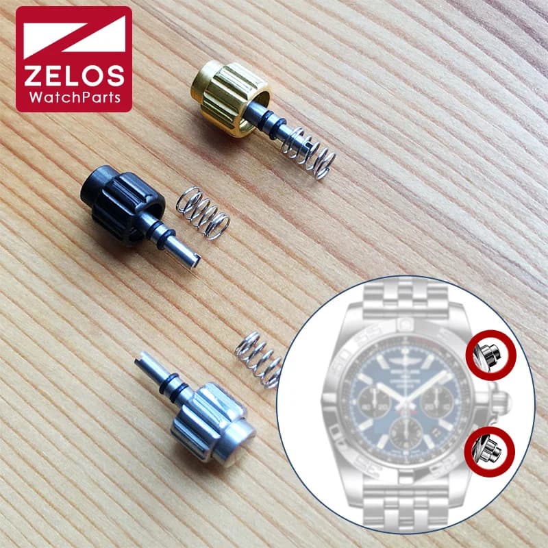Bouton poussoir de montre, pour reitling, hrenomat, volume 44mm, pour montre, 0111/0110