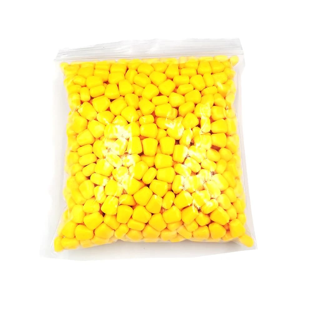 100 PCS/lot saveur flottant grains de maïs goût saveur appât articulé Silicone appâts artificiels 1 cm 0.3g doux leurre de pêche poisson