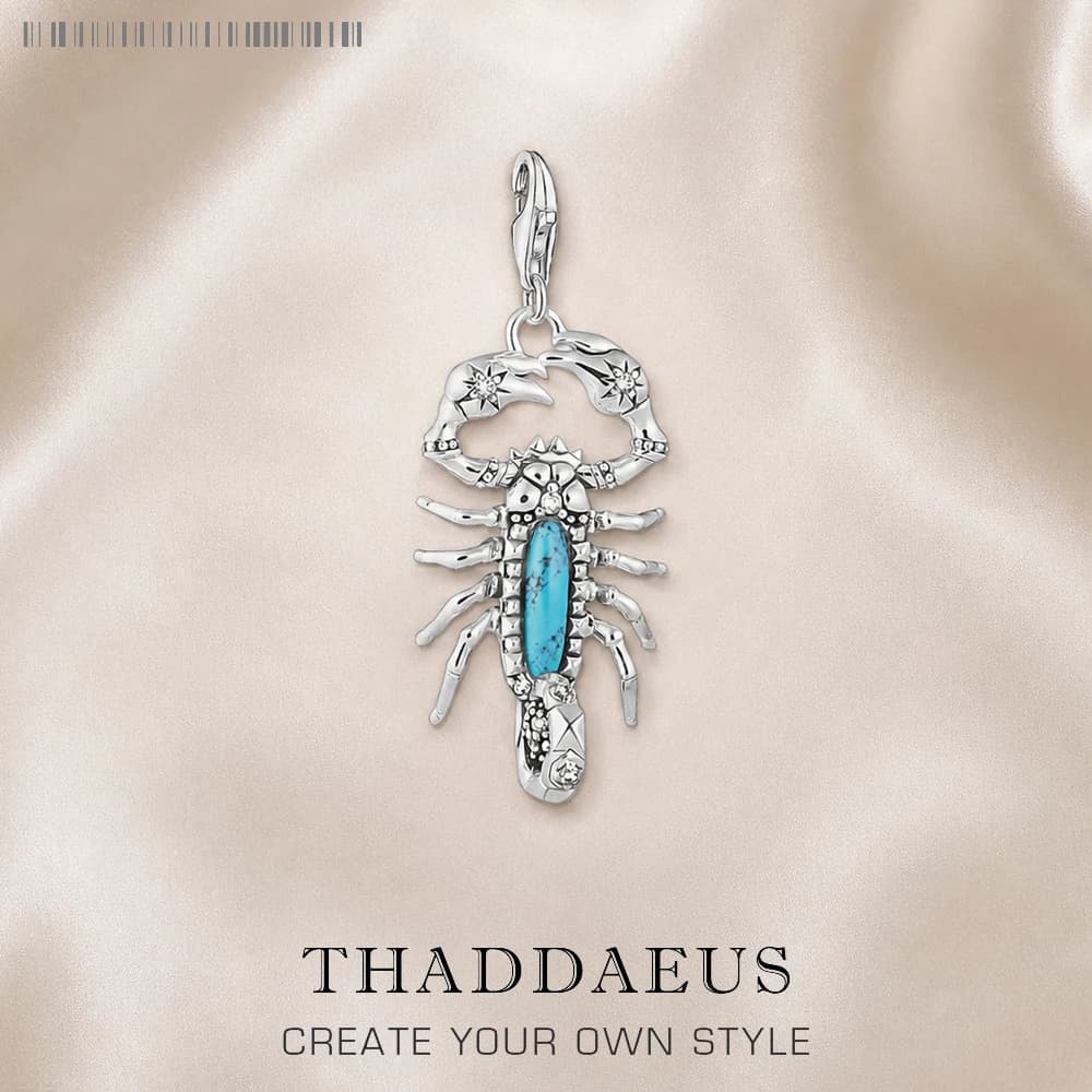 Pendentif européen en argent Sterling 925, breloques en forme de Scorpion, accessoires de bijoux, cadeau pour femmes et hommes