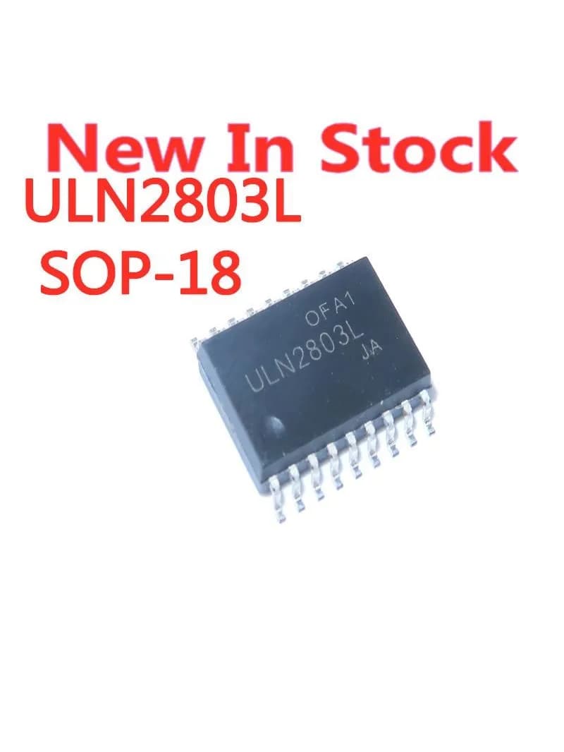 ULN2803AG ULN2803L ULN2803 SOP-18 8-way driver Darlington IC chip, en Stock, nouveau IC original, 5 pièces/lot