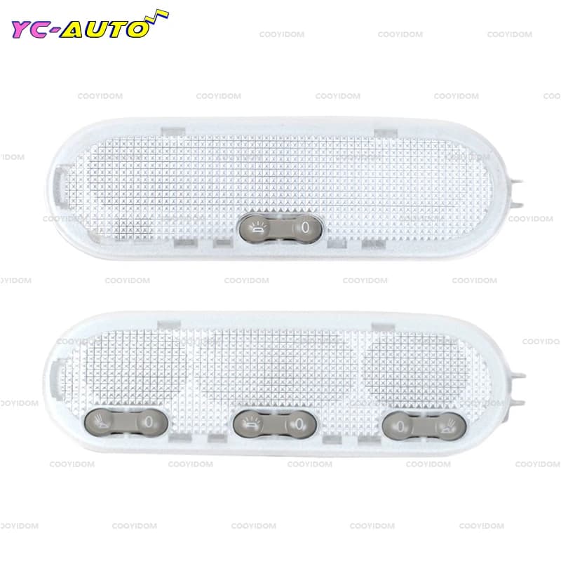 Plafonnier de lecture en forme de dôme pour intérieur de voiture, 1 pièce, 3 boutons, pour Nissan Qashqai Sunny Micra / march Renault Dacia