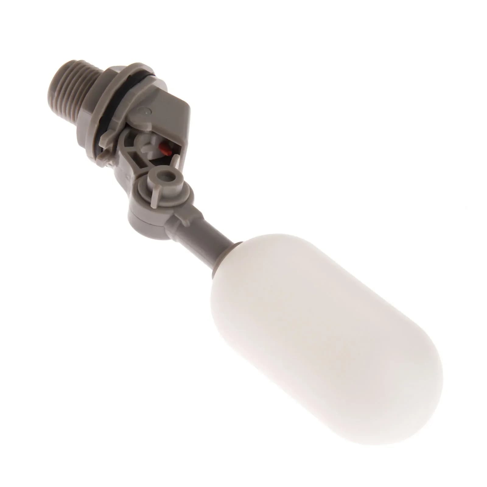 Vanne de remplissage automatique flottante réglable DN15, 1/2 pouces, contrôle du niveau d'eau du réservoir de remplissage automatique, vanne à bille flottante en plastique à filetage 1/2"