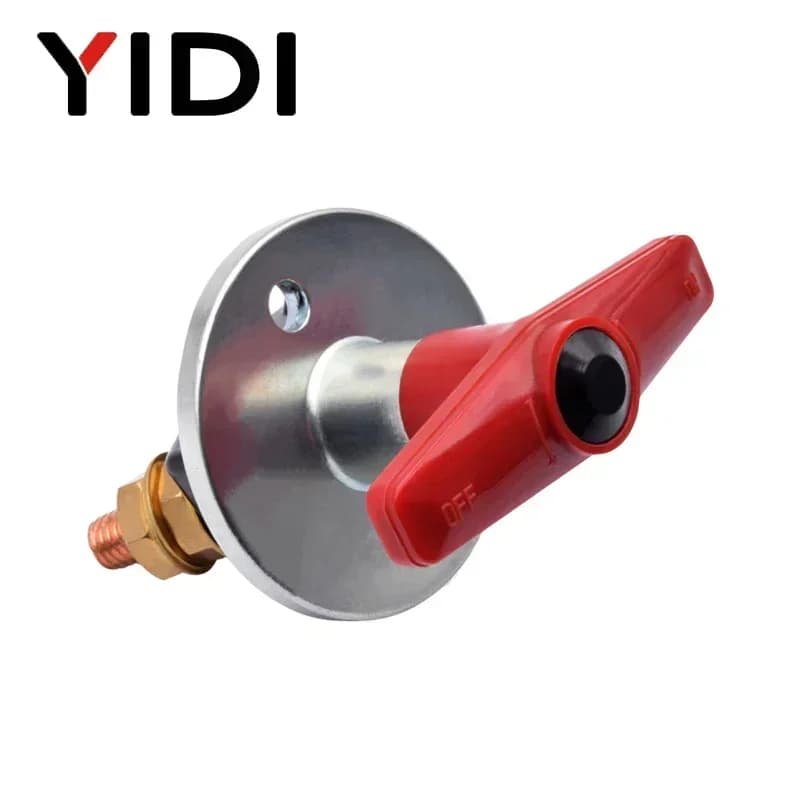 Interrupteur d'alimentation de batterie de voiture de camion 300A, disjoncteur d'isolateur de déconnexion à clé fixe, interrupteur principal, clé de commutateur de coupure principale