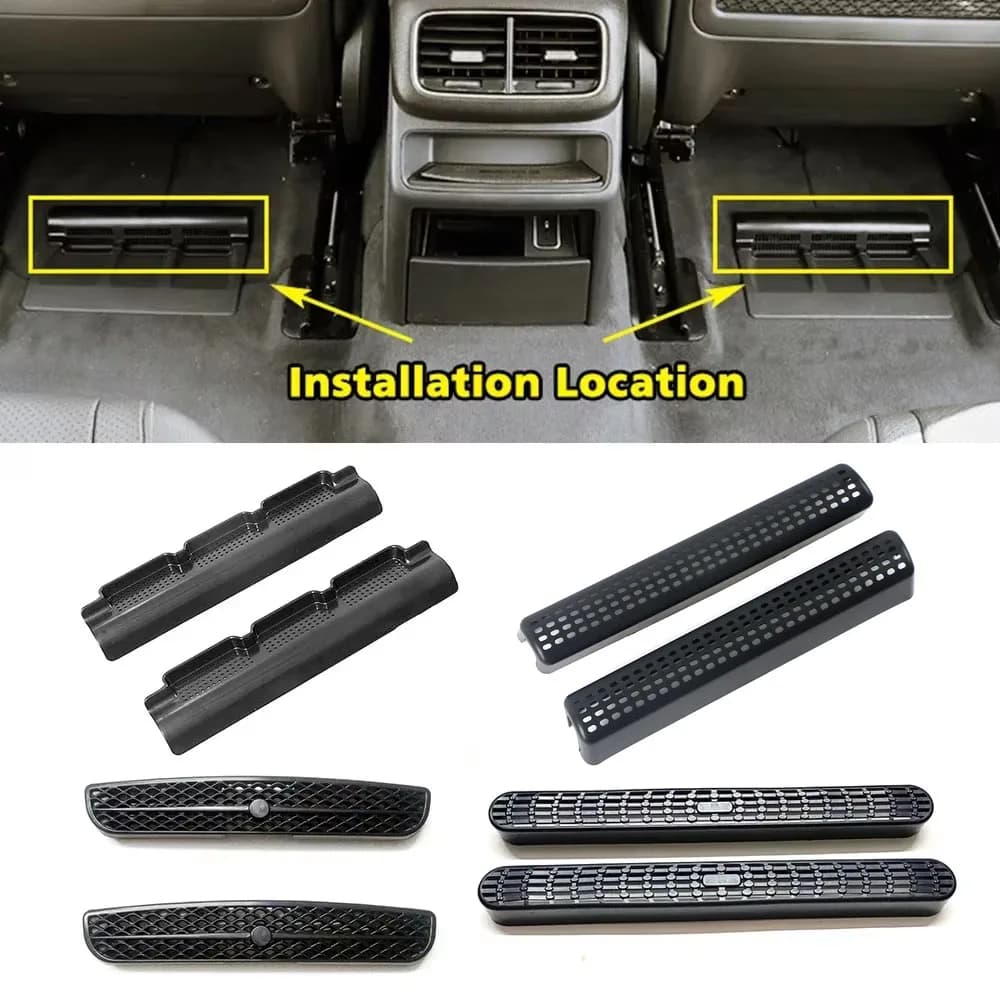 Couvercle de grille de sortie de climatiseur AC sous le siège, garniture de grille, Mercedes Benz A, B, C, E, CLA, GLA, GLB, GLC, GLE, classe GLS
