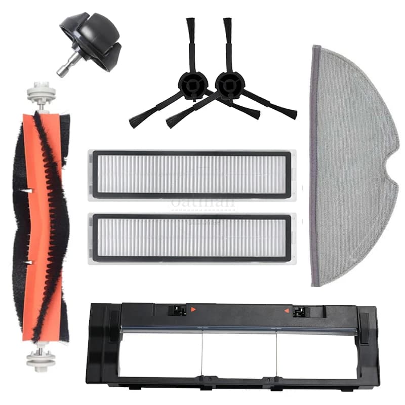 Brosse principale, brosse latérale, filtre HEPA, chiffons de nettoyage, accessoires pour aspirateur Robot Xiaomi Dreame D9, pièces de rechange
