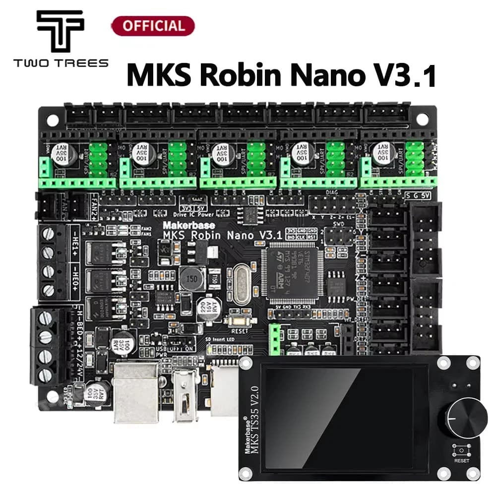 Makerbase MKS Robin Nano V3 Eagle 32 bits panneau de commande tmc2209 moteur wifi ts35 écran tactile 3D pièces d'imprimante 3D carte mère