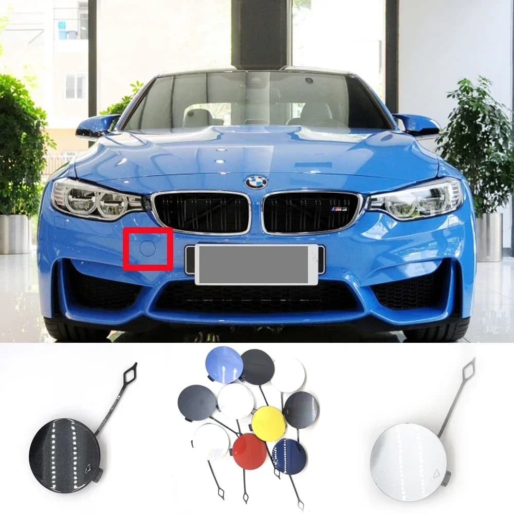 Couvercle de remorquage avant adapté à 14-20 BMW série M M3 F80 berline M4 F82 coupé F83 capuchon d'oeil de crochet de pare-chocs Convertible