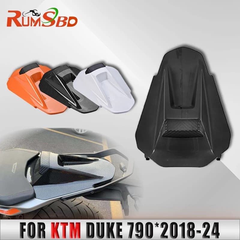 Housse de siège Solo pour passager arrière de moto, en Fiber de carbone, ABS, pour KTM DUKE 790 2018-2024 2023 2022 2021 2020