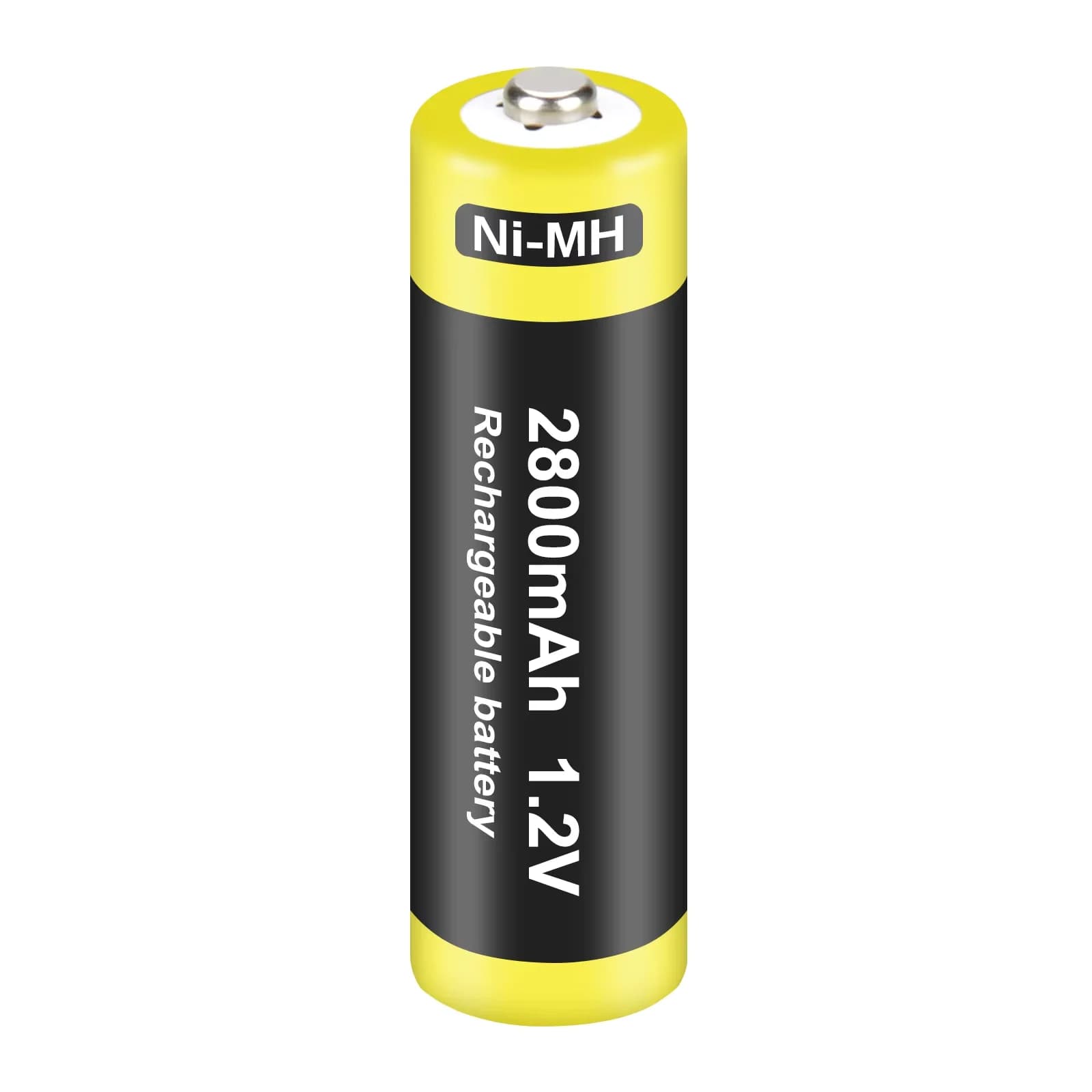 Pack de batteries rechargeables AA Ni-MH, batteries 2A de 2800 mAh haute capacité pour horloges, télécommandes, jouets, appareils photo, lampes de poche et plus encore