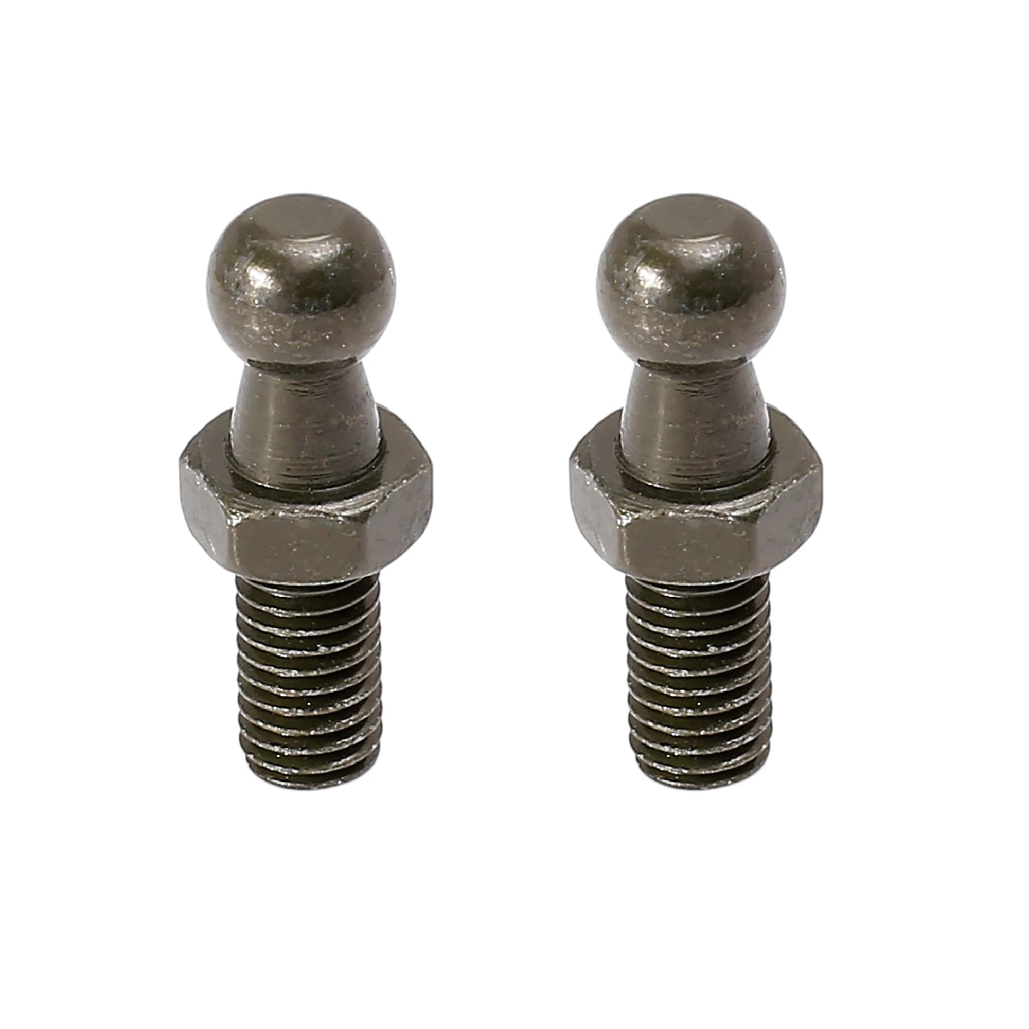 X Autohaux – 2 jeux de 4 tiges de protection pour voiture, 10mm, embouts de boulons, écrous noirs pour amortisseurs, accessoires automobiles m8 X 15mm