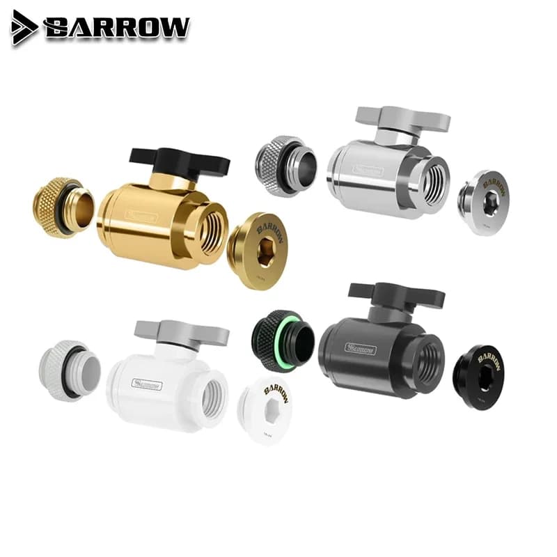 Kit de valve d'eau Barrow système de refroidissement double femelle à filetage G1/4