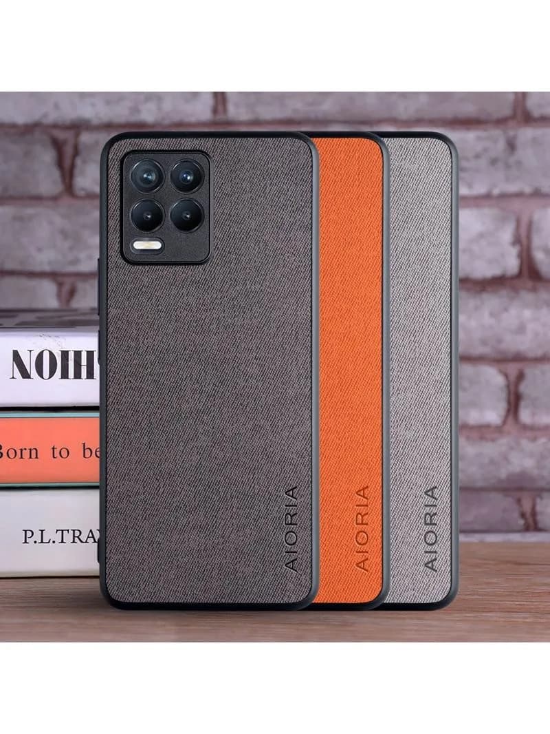 Coque de téléphone de luxe en cuir souple et dur pour OPPO Realme 8 Pro, 8i, 5G