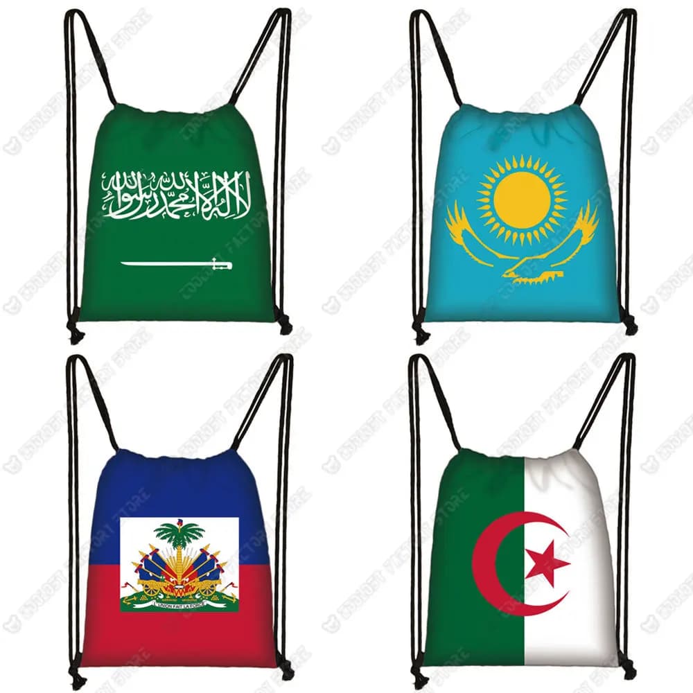 Sac à dos de voyage décontracté pour hommes et femmes, sacs de rangement, sac à bandoulière de proximité, sac à dos, détection, Kazakhstan, Algérie arabe, Arabie saoudite