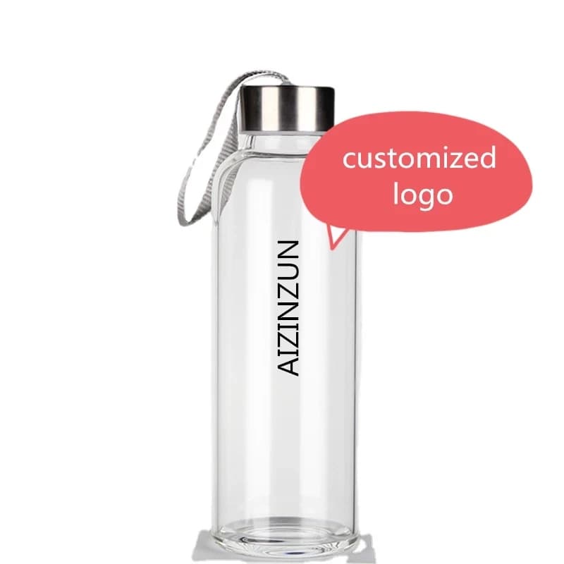 Bouteille d'Eau Portable en Plastique de 550ml, Gourde Personnalisée pour dehors en Plein Air, Sécurité, Utilisation Professionnelle, Cadeau de Naissance, Logo Personnalisé, Nom, DIY
