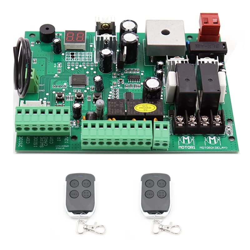 GALO-Panneau de commande de porte battante, batterie de secours allergique, système solaire, télécommande, quantité en option, DC 24V