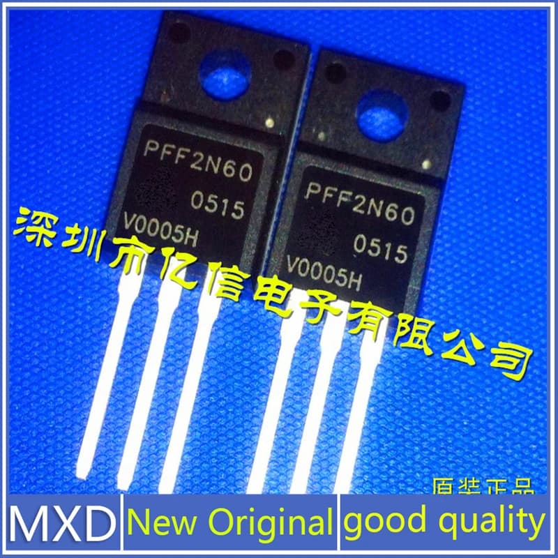 Tube Mos à effet de champ d'origine, PFF2N60 2A600V, bonne qualité, en stock, nouveau, lot de 5 pièces
