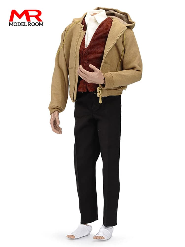 Joaquin Phoenix-Ensemble de vêtements décontractés pour hommes, manteau, chemise, pantalon, accessoires, modèle, Fit 12, soldat masculin, corps de figurine d'action, 1/6