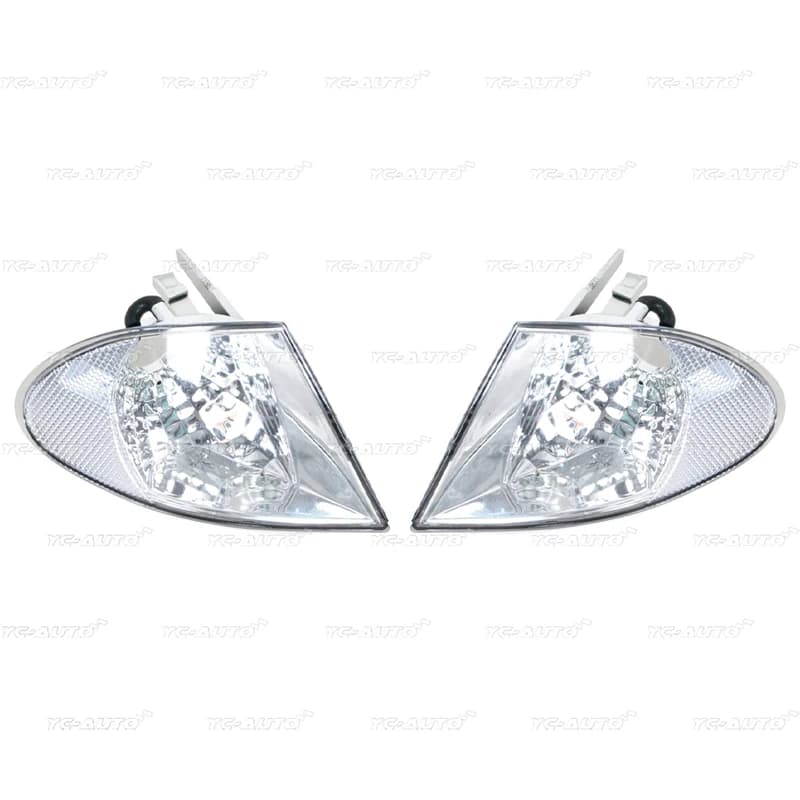 Couvercle de lampe latérale pour clignotant de stationnement de voiture, lentille transparente pour BMW série 3 E46 berline Wagon 4 portes 1998 – 2001