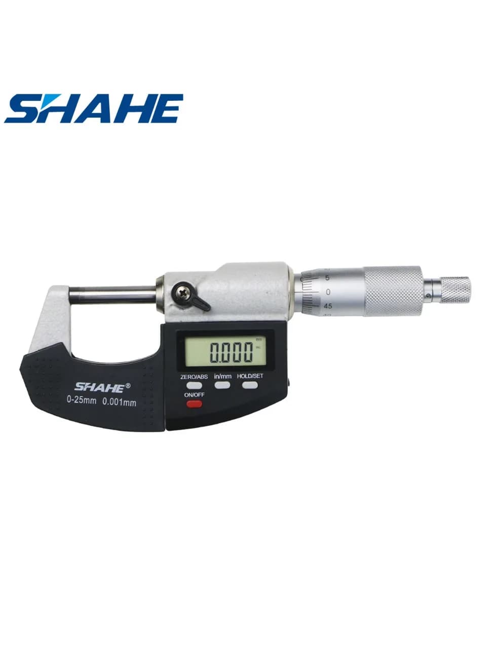 Micromètre numérique SHAHE 0.001mm 0-25mm micromètre extérieur électronique avec ligne d'échelle micromètre jauge outil de mesure