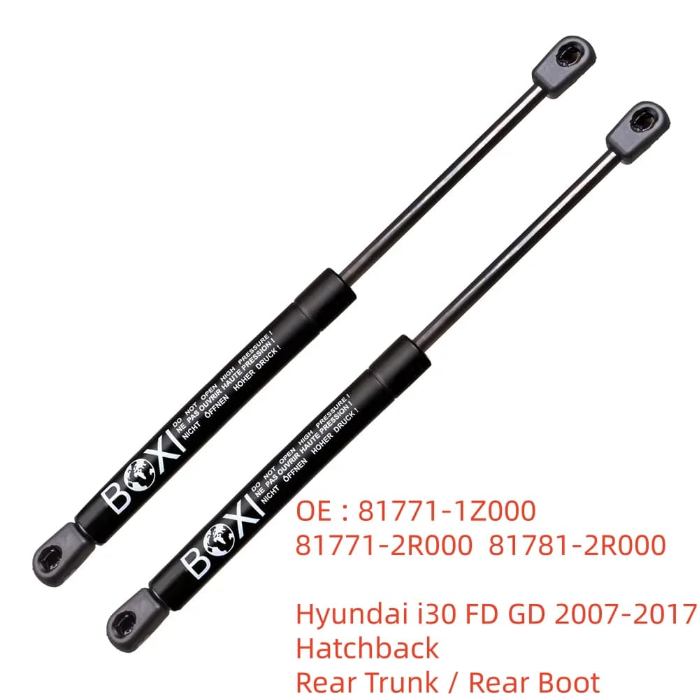 BOXI 2Pcs Amortisseurs à gaz de coffre arrière pour Hyundai i30 FD GD 2007 - 2017 Hatchback 817702L000 817711Z000