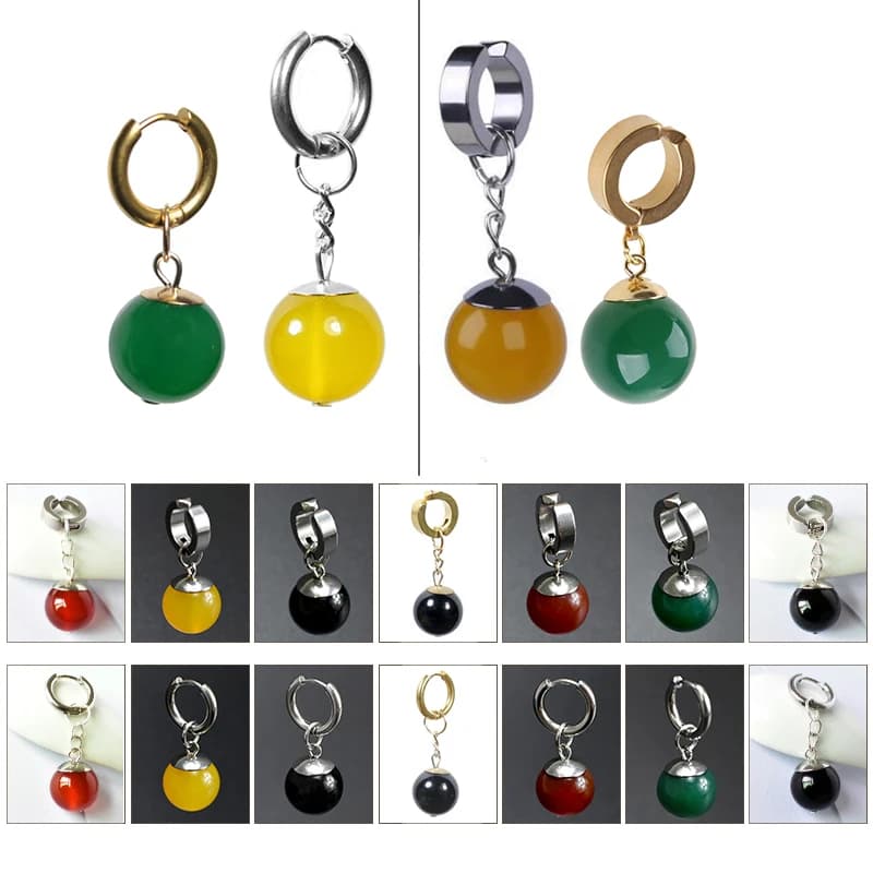 Z Vegetto Potara noir Son Goku Cosplay Costumes accessoires Zamasu boucles d'oreilles clou d'oreille