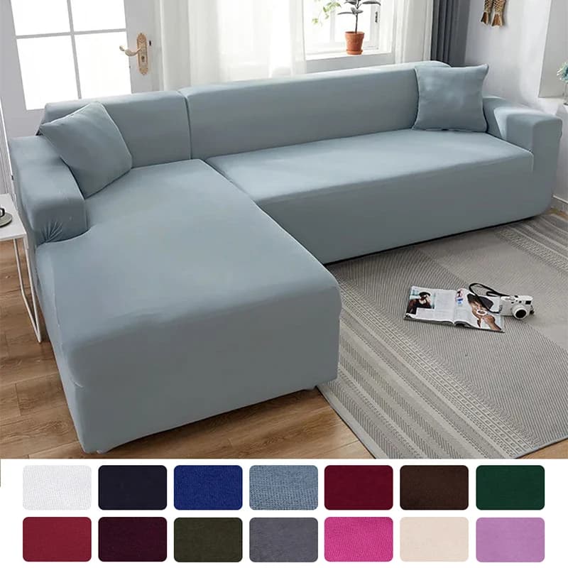 Housse Canape Dangle Extensible Pour Canapé 1/2/3/4 Places Housse Canapé Pour Salon Couleur Unie Housse De Coussin House Housse De Canapé Angle