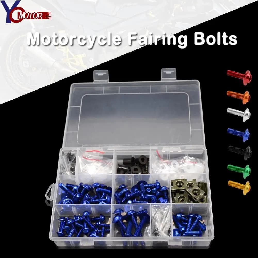 Kit de Boulons de Carénage en Aluminium pour Moto Yamaha, Vis de Boulon Fair TDM 900 850 XJfemale N S DIVER316MT01 VMAX R6S YZF R1 R1M R1S R6