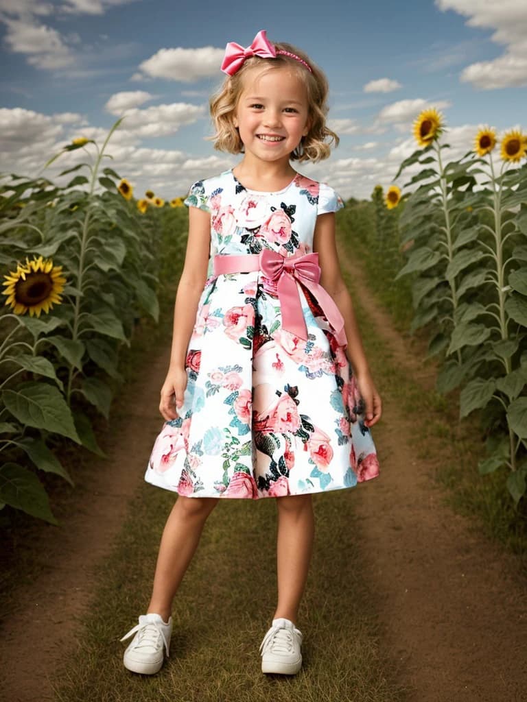 Robe de princesse pour petite fille, tenue de fête, élégante, décontractée, motif floral, pour noël, anniversaire, mariage, nouvelle collection