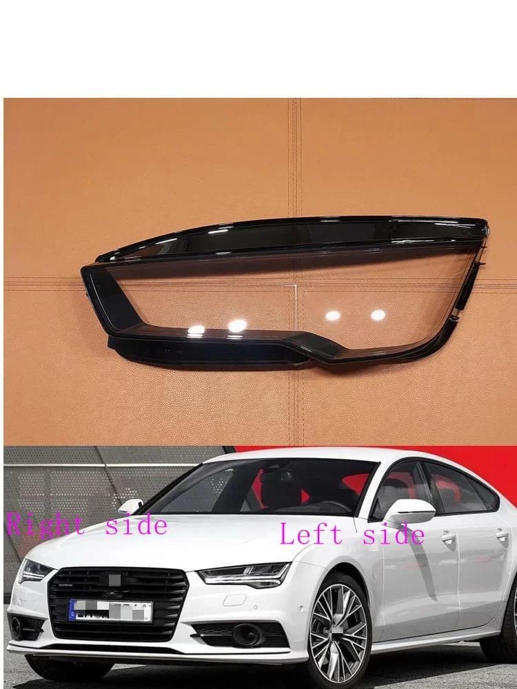 Pour AUDI A7 S7 RS7 2015 2016 2017 2018 Coque de phare de voiture, couvercle de phare, remplacement de l'abat-jour, lentille de phare en verre