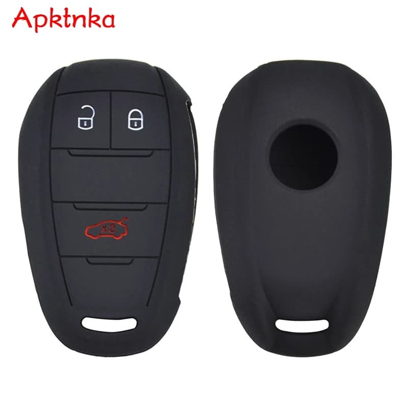ApFusion-Coque de protection pour clé de voiture en silicone, Romeo Stelvio GiGreg 2017, 2018
