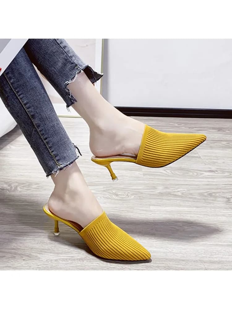 chaussures femme chaussons sandales femmes été claquette femme Comemore – Mules d'été pour femmes, tongs à la mode pour femmes, pantoufles de fête, de bureau, sandales plates, chaussures, nouvelle