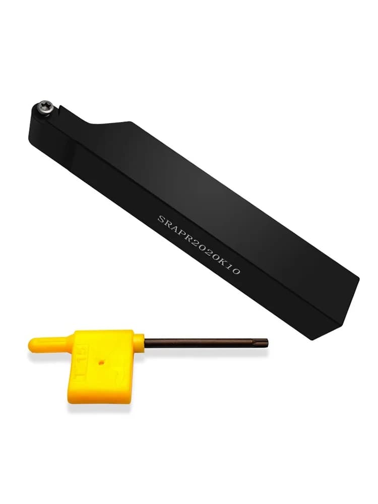 Porte-outil de tournage externe , RPMT/RPGT Inserts en carbure, ensemble d'outils pour tour, Machine de découpe SRAPR1616H08 SRAPR2020K10 SRAPR2525M10 outil de tour a metaux cutting tool